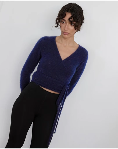 Pinky & Kamal - Mohair Wrap Cardigan
