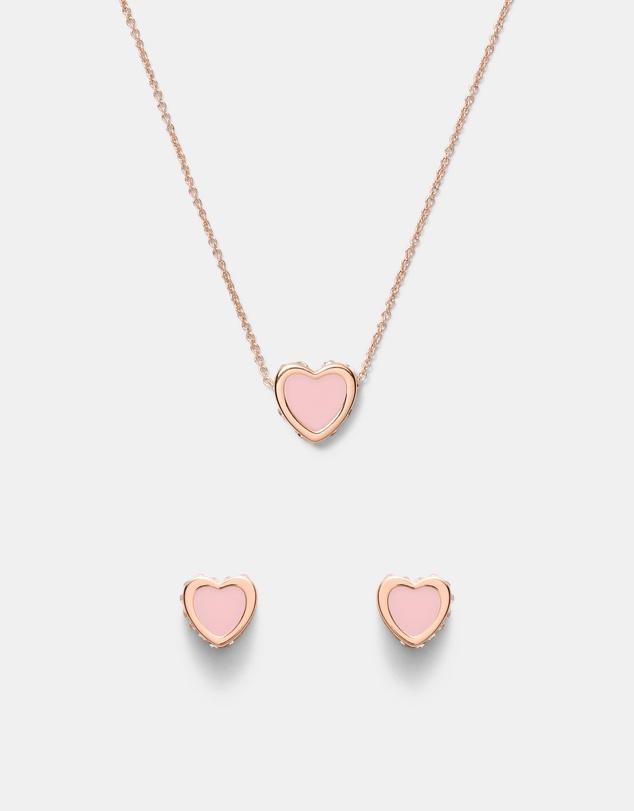 MIMCO - Lover Heart Earrings And Necklace Set
