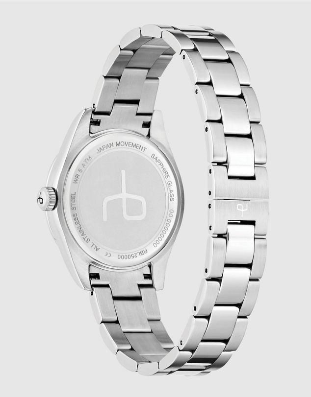 rag & bone - Rag & Bone Lex Silver-Tone Analogue Watch
