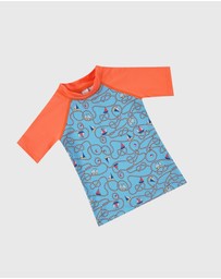 Aqua Blu Kids - Bowline Short Sleeve Rash Vest - Babies