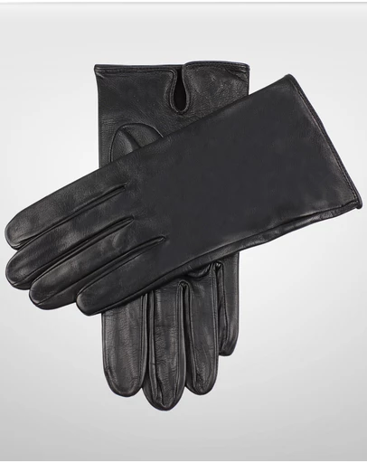 DENTS - Unlined Leather Driving Gloves worn by Daniel Craig in Black
