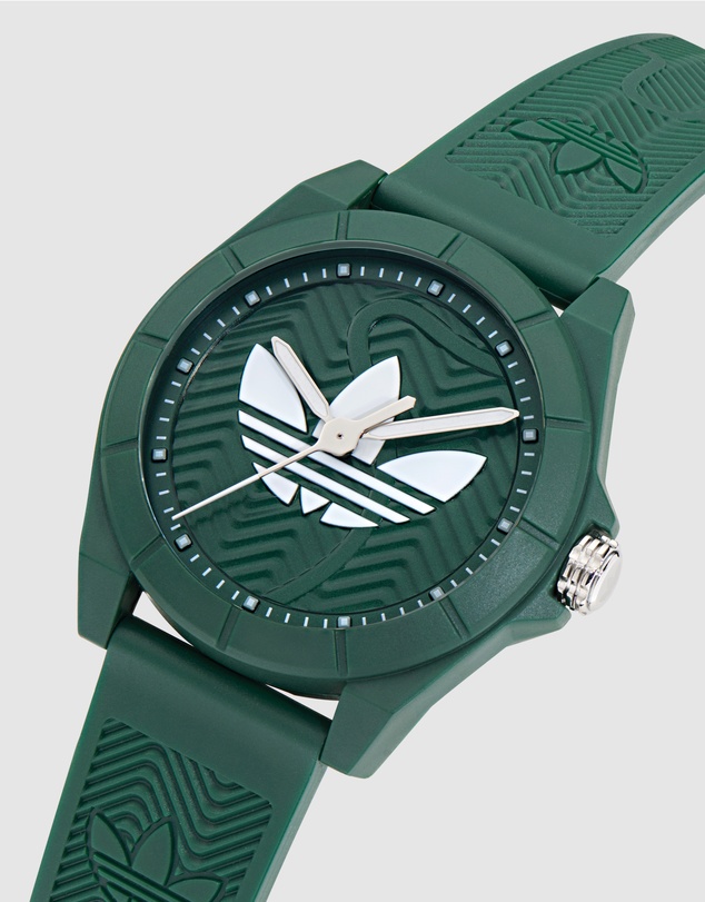 adidas Originals - Project Four 41mm Green Resin Watch