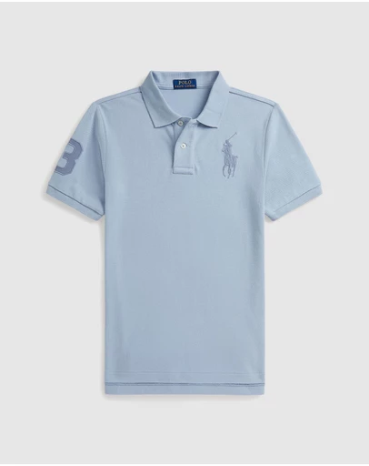 Polo Ralph Lauren - Big Pony Cotton Mesh Polo Shirt - Kids