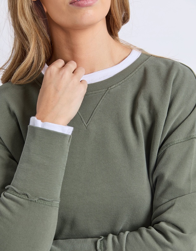 Foxwood - Delilah Crew Khaki