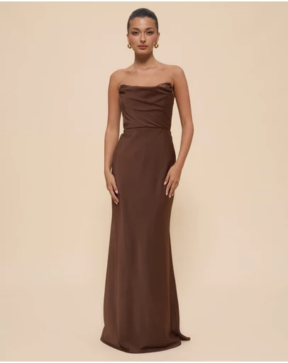 CHANCERY - Jada Strapless Corset Maxi Dress
