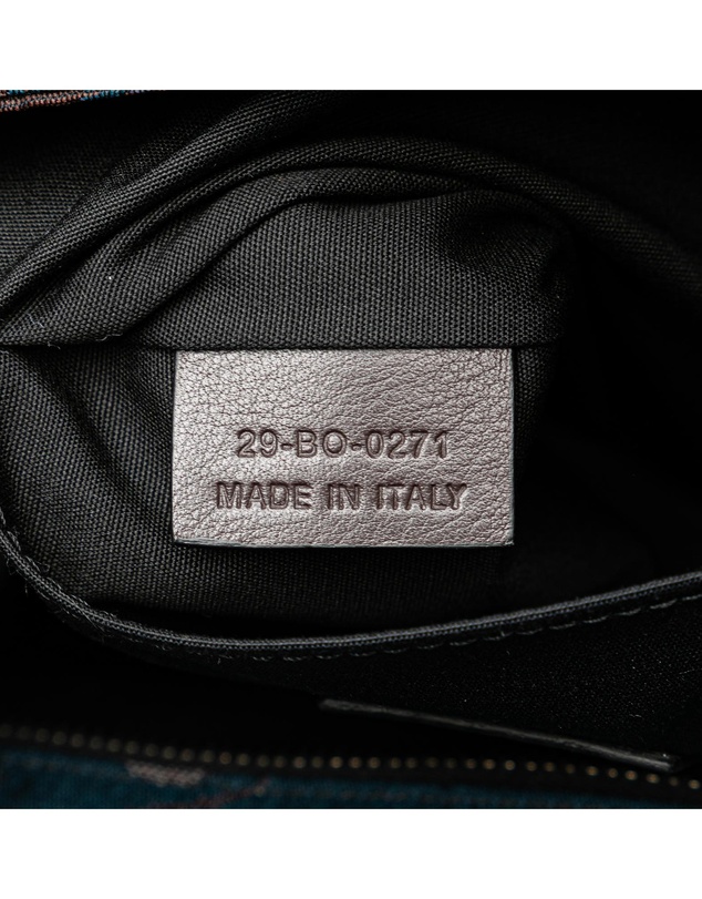 Dior - Pre-Loved Peter Doig Canvas Camouflage Soft Saddle Bag