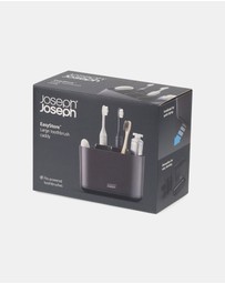 Joseph Joseph - EasyStore™ Large Toothbrush Caddy with Matt Black Finish