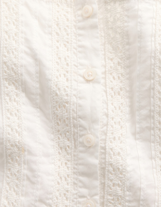 GAP - SS Lace Trim Dress - Teens