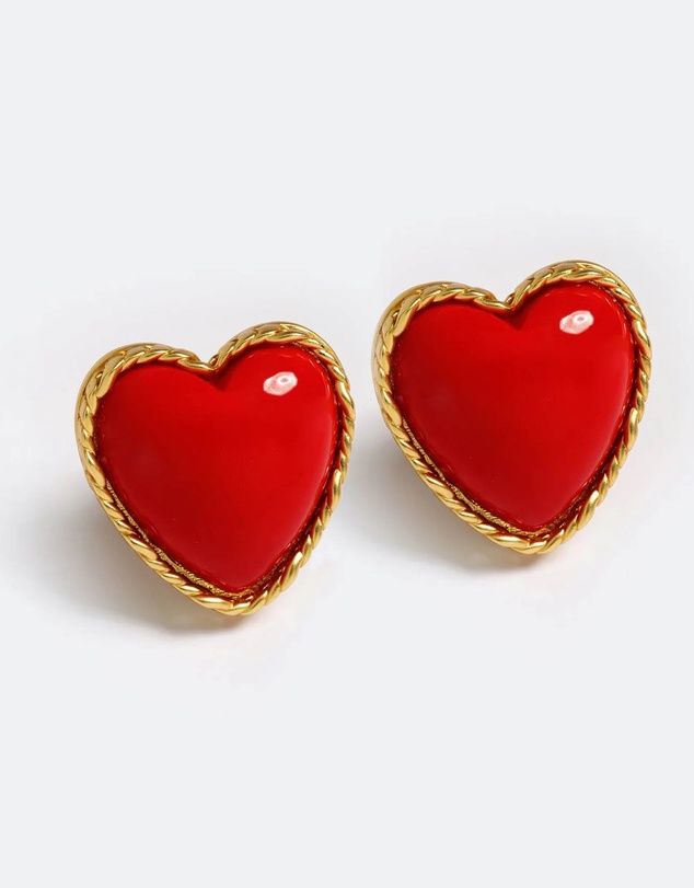 Emma Pills - Hot Hearts Earrings