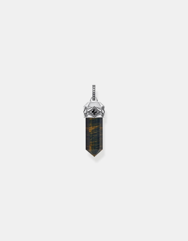 THOMAS SABO - Crystal Pendant made from Golden Blue Tiger's Eye