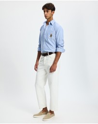Polo Ralph Lauren - Custom Fit Dog-Embroidered Oxford Shirt