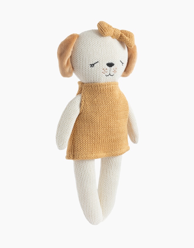 Living Textiles - Knitted Animal Toy - Paula the Puppy