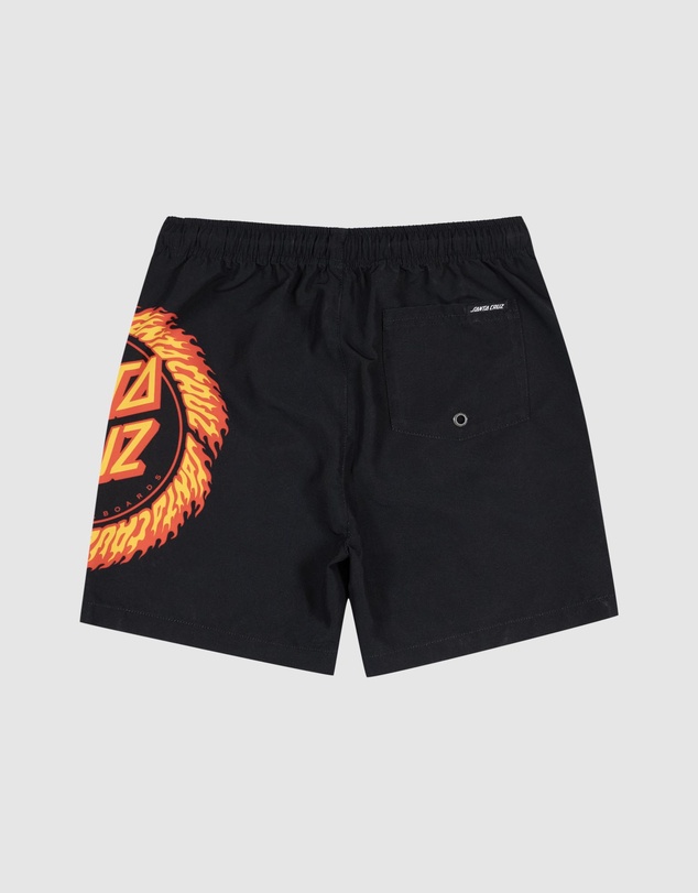 Santa Cruz - Flame Ringed Dot Boardshorts - Teens