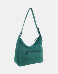 Pierre Cardin - Pierre Cardin Ladies Nylon Geometric Hobo Bag