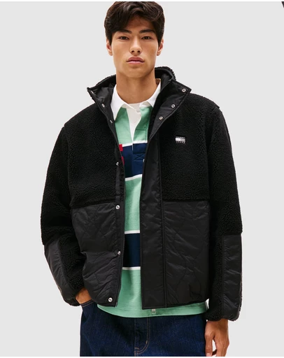 Tommy Jeans - Essential Mix Teddy Jacket