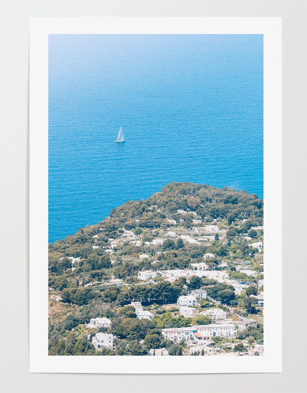 LEGGERA - Capri Sailing Print