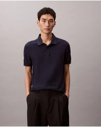 Calvin Klein - Refined Pique Tipped Polo Shirt