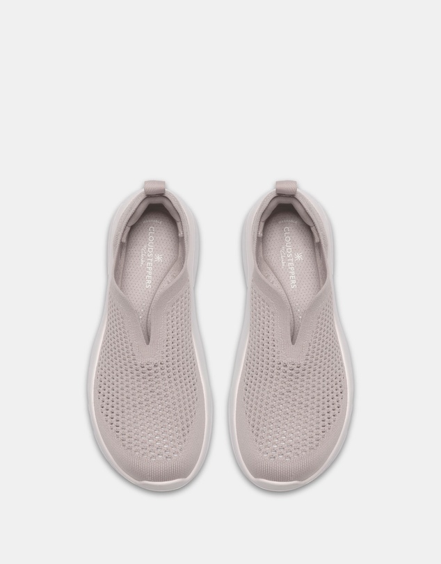 Clarks - Solevana Knit Pale Grey