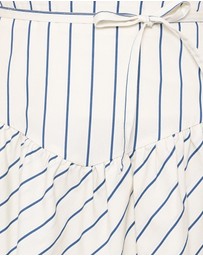 Petal & Pup - Sybella Frill Basque Skirt - Yellow/Blue Stripe