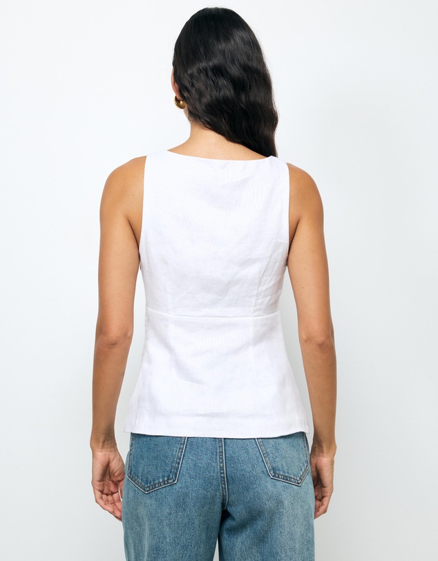 AERE - Arden Tie Front Top