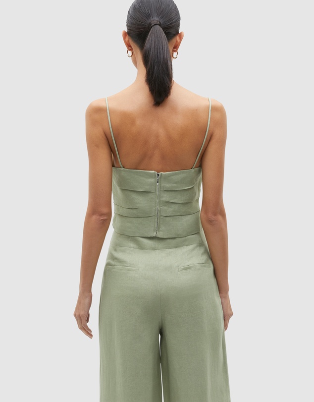 Seed Heritage - Linen Balconette Top