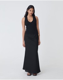Forcast - Amelia Linen Blend Maxi Skirt