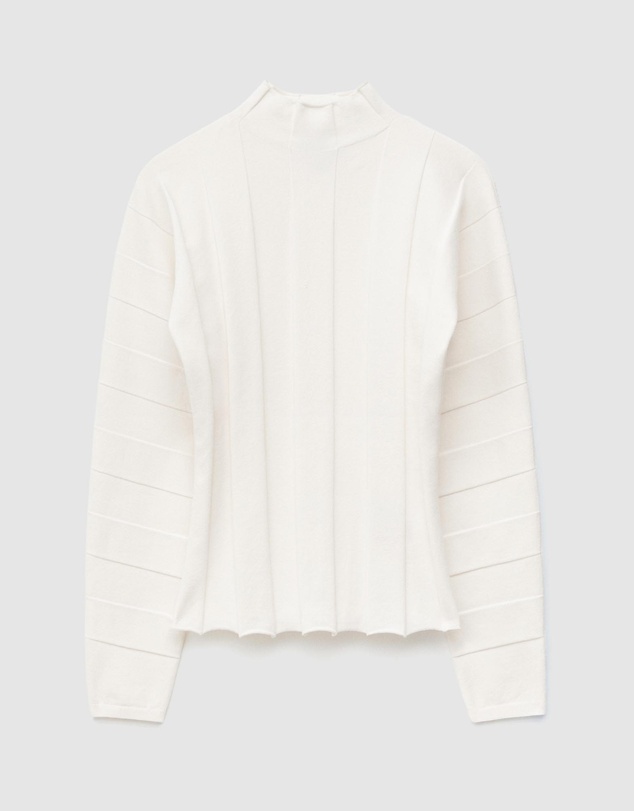 & Other Stories - Ribbed Mock-Neck Top