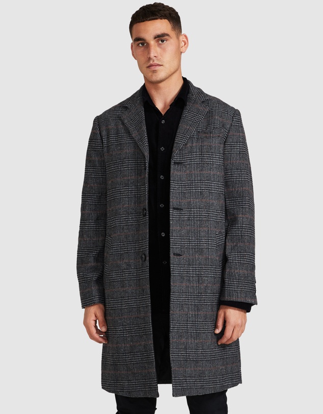 Arvust - Jonas Check Overcoat