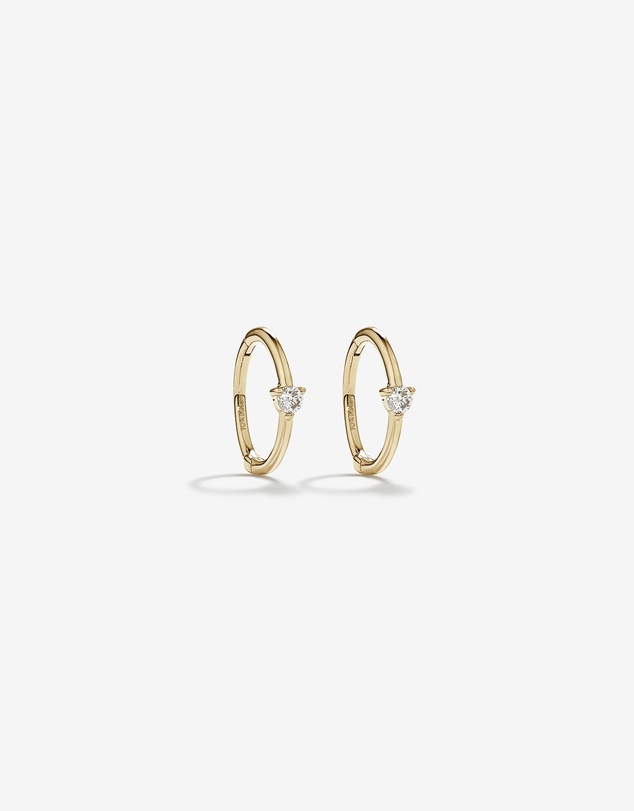 Michael Hill - Diamond Accent Sleeper Earrings in 10kt Yellow Gold