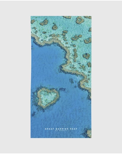 Remy Gerega - Great Barrier Reef Quick Dry Beach Towel