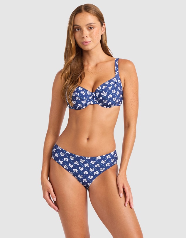 Seafolly - Batik Bloom Retro Bikini Bottom