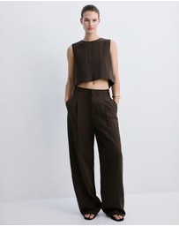 M.N.G - Lyocell Top with Buttons On The Back