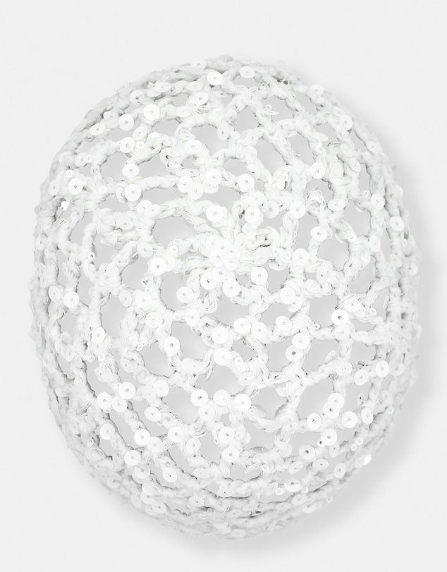 Morgan & Taylor - Sophie Crochet Mesh Hat in White