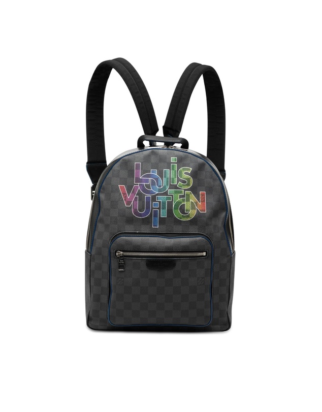 Pre-Loved by Azura Reborn - Pre-Loved Limited Edition Damier Graphite Logo Rainbow Josh Backpack