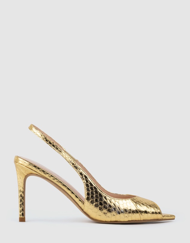 Edward Meller - ORTEGA85 Pointed Peep Toe Slingback