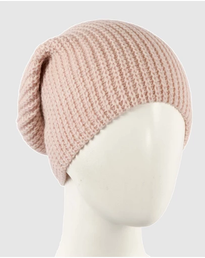 Max Alexander - European Made Blush Soft Wool Beanie