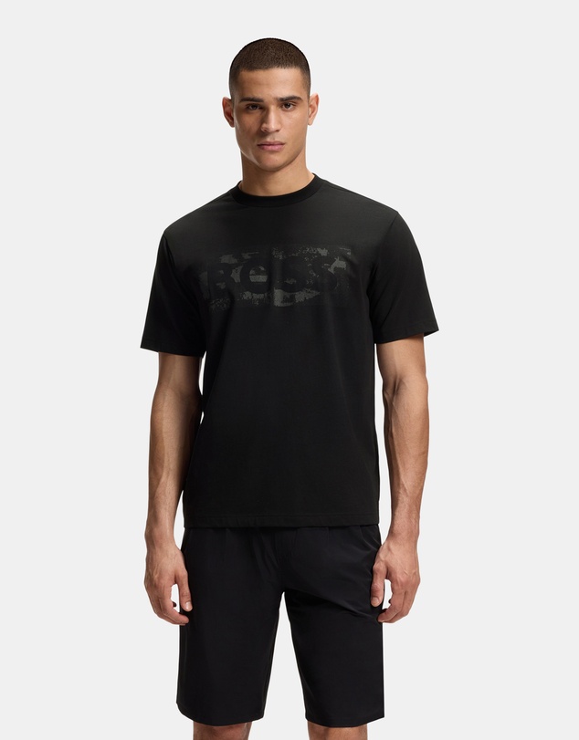 BOSS - TS Globe LogoPattern T Shirt