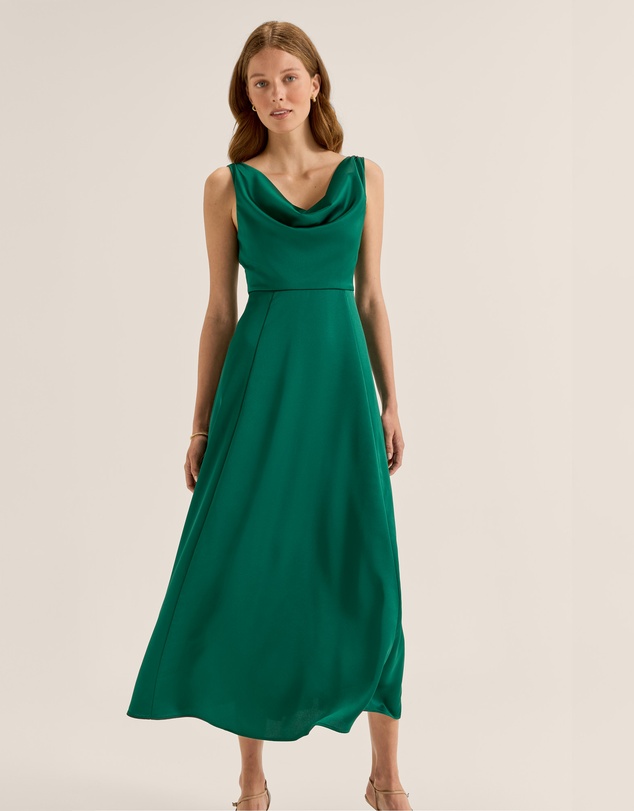 Review - Montague Cowl Neck Dress