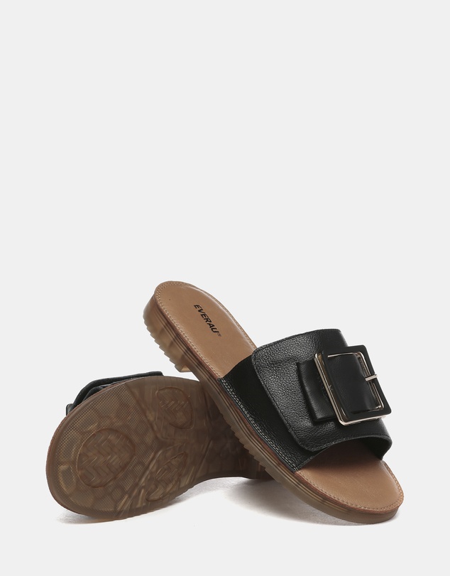 EVERAU - EverAU Ugg Bera Cow Leather Upper Sandals