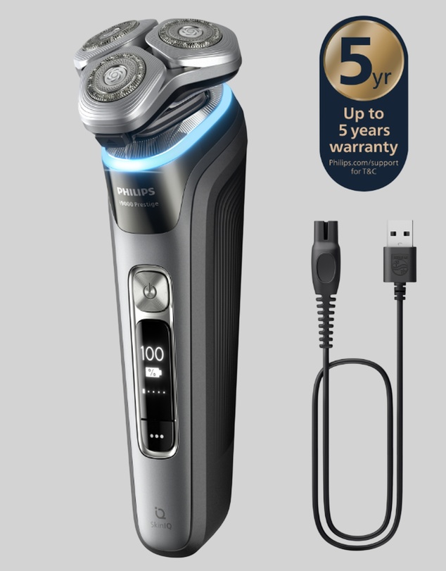 Philips - Philips Series i9000 Prestige Electric Shaver - Dark Slate