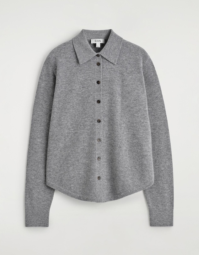 COS - Knitted Merino Wool Shirt