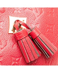 Pre-Loved by Azura Reborn - Pre-Loved louis vuitton Embossed Leather Crossbody Bag with Tassel Accent and Top Handle