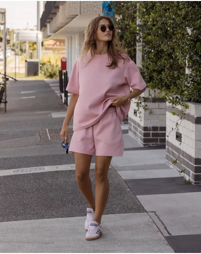ALEXANDRA - Serel Shorts Dusty Pink