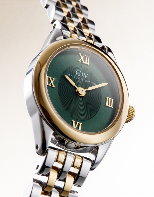 Daniel Wellington - Ophelia Mini Beans Link Emerald Two-Tone