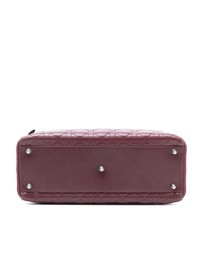 Pre-Loved by Azura Reborn - Pre-Loved Large Lambskin Cannage Bow Lady Dior