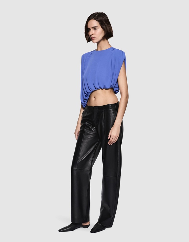 MISHA - Liria Jersey Draped Top