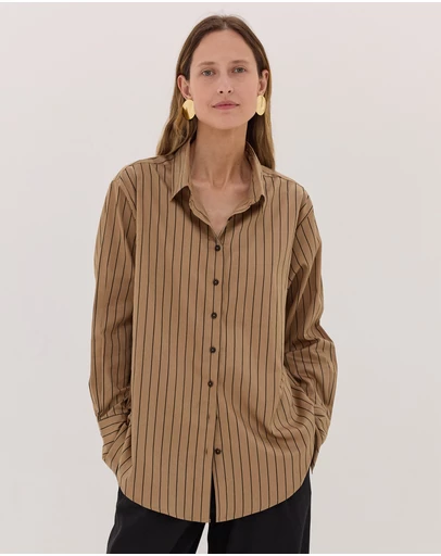 Cloth & Co. - The Classic Shirt | Coffee & Black