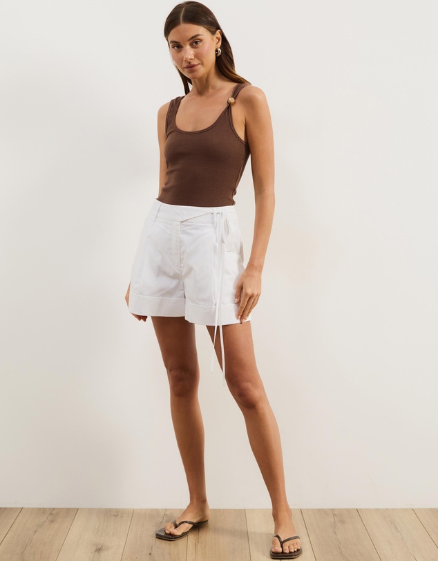 Atmos&Here - Tova Belt Detail Shorts