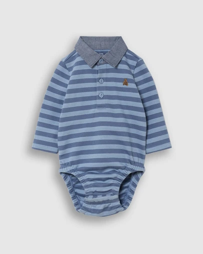 GAP - LS Rugby Bodysuit - Babies