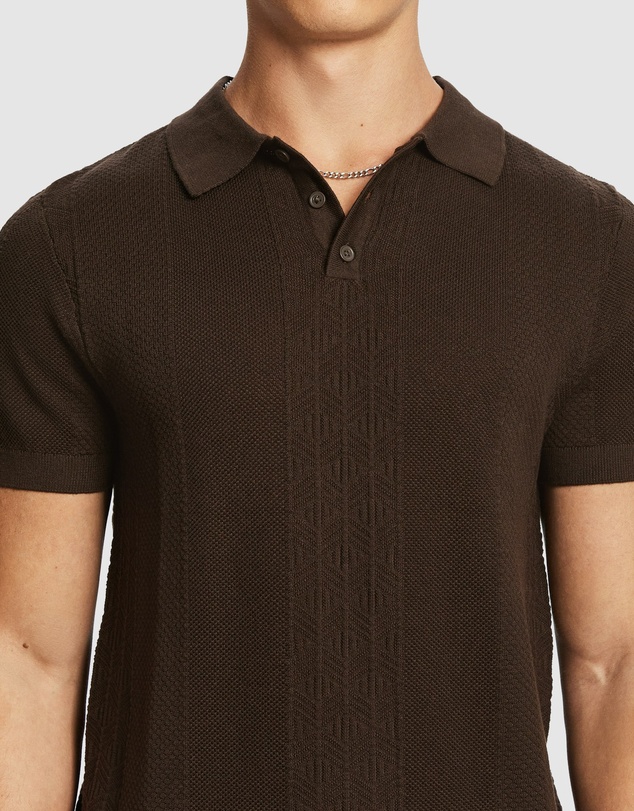 yd. - Roscoe Knit Polo Shirt